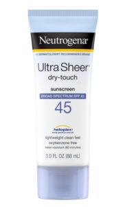 Neutrogena Ultra-Sheer Dry Touch SPF45 Sunscreen
