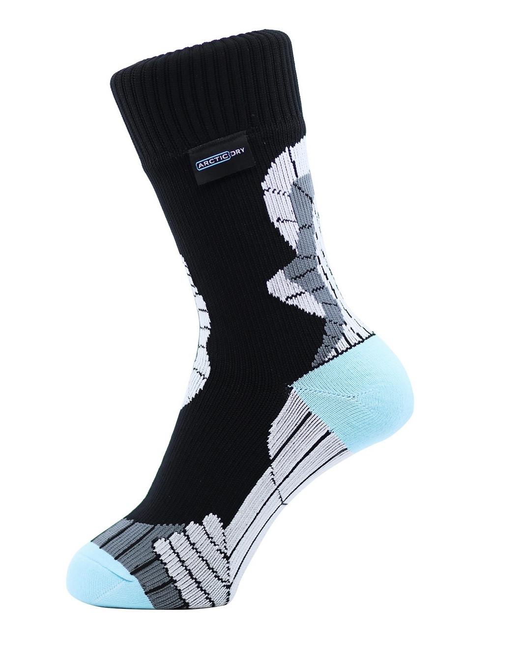 SealSkinz Thin Mid Unisex Grey Waterproof Windproof Hiking Long Socks 