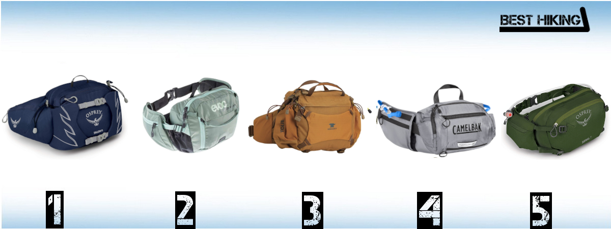 Ubon Water Waist Pack with Smartphone Pocket Outdoor Sports Water Belt Hiking Waist Packs 