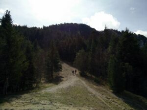 Moucherotte Trail - Very steep dirt track