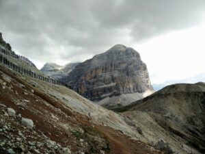 Passo Falzarego – Lagazuoi Trail Approaching the Saddle