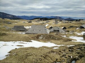 Velika Planina Trail: More wooden huts