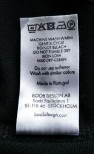 Boob Design Fast Food Sports Bra - Washing instructions