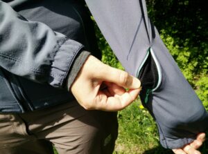 CimAlp Cedera Softshell Jacket - Zippered sleeve pocket