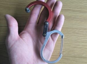 Heroclip Carabiner Hook Clip: The small model has proved itself the most useful