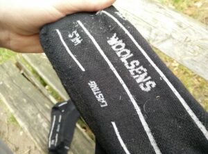 Lasting WLS Hiking Merino Socks: At the bottom there is more cushioning