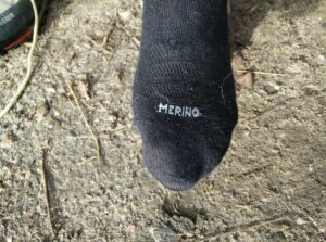 Lasting WLS Hiking Merino Socks: Confortable toe box with discreet seams