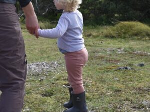 Patagonia Baby Capilene Pants - slanted side seams