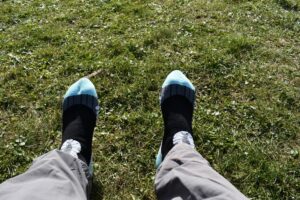 ArcticDry Waterproof Socks: Wearing them on a trail