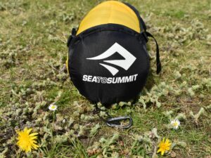 Sea to Summit Spark 28F - packed inside stuff sack