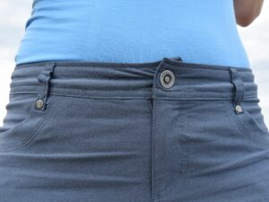 Kuhl Trekr Shorts - front button has tendency to unsnap